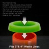 Elastic Waxless Toilet Ring for Toilet Bowl Waste Lines, Universal
