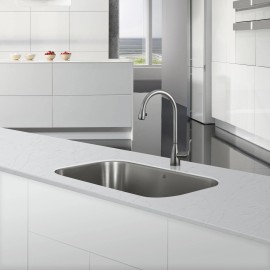 DAX Single Bowl Undermount Kitchen Sink 30" x 18" - 18G. - ADA