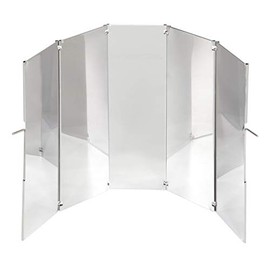 Captain Stag UG-3276 Windscreen, Windscreen, Ash Catcher, 2-Way, Grill Screen, Stainless Steel, Storage Bag Included, Small Size