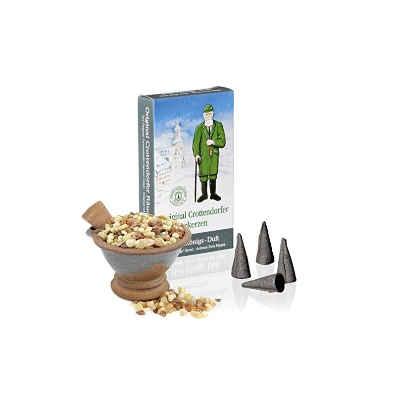 Original Crottendorfer Incense Cones, 4 Varieties in One Set, Various
