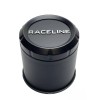 Raceline Matte Black Push Thru Wheel Center Cap BG108B-FB BG108B