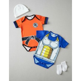 Paquete Pañaleros Bebé Goku & Vegeta Traje Disfraz