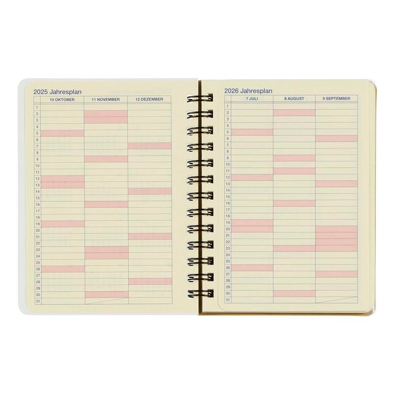 Delfonics 2026 Diary / Starts October 2025 Rollbahn Diary Clear