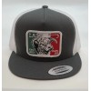 Snap-Back Lazy J Ranch Grey & White 4 Mexico Flag