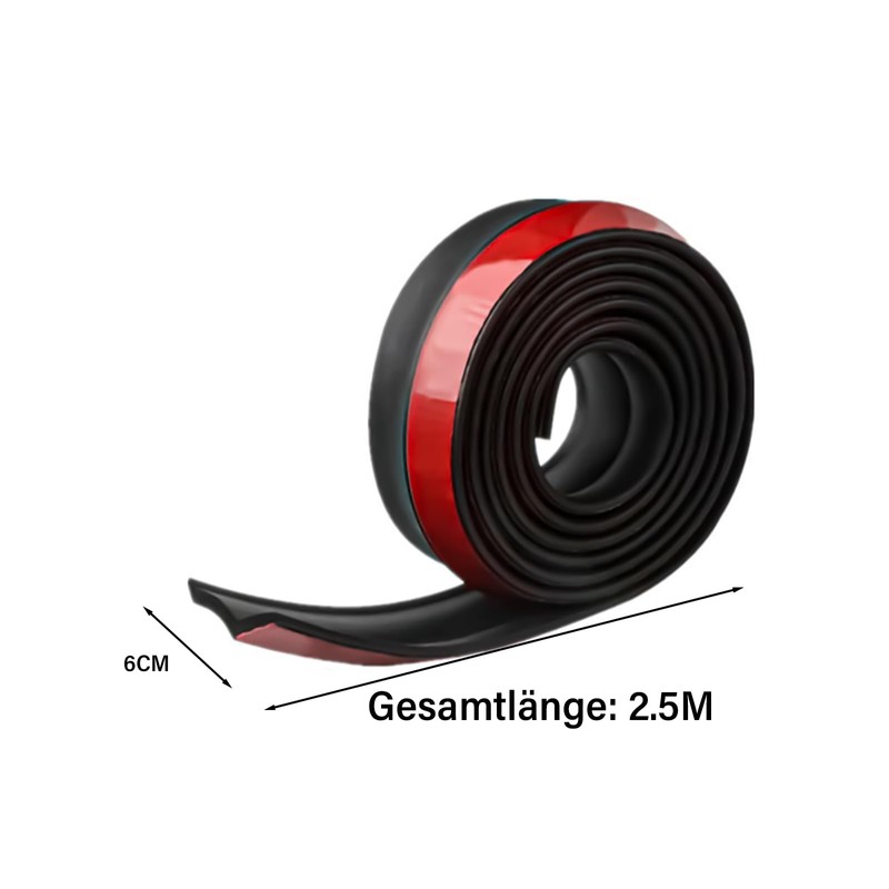 2.5 m / 8.2 ft Universal Car Bumper Front Spoiler