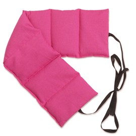 Cherry Stone Cushion 7 Chamber with Ribbon 65 x 15 cm Pink Heat Cushion Back Grain Cushion
