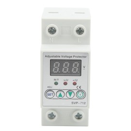 Over Under Voltage Protector Volt Protective Device Adjustable Auto Delay Reset