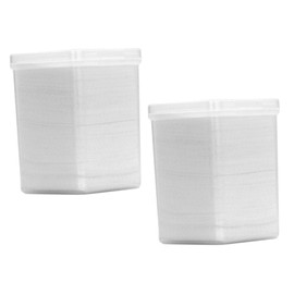 WOONEKY Eyelash Glue Cleansing Pads Essential Nail Art Cleaning Cotton Wipes for Manicure Each for Professional Salons and Home Use