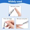 2Pcs 3/32" Cuticle Bit Gel Remover Drill Bit Small Cone