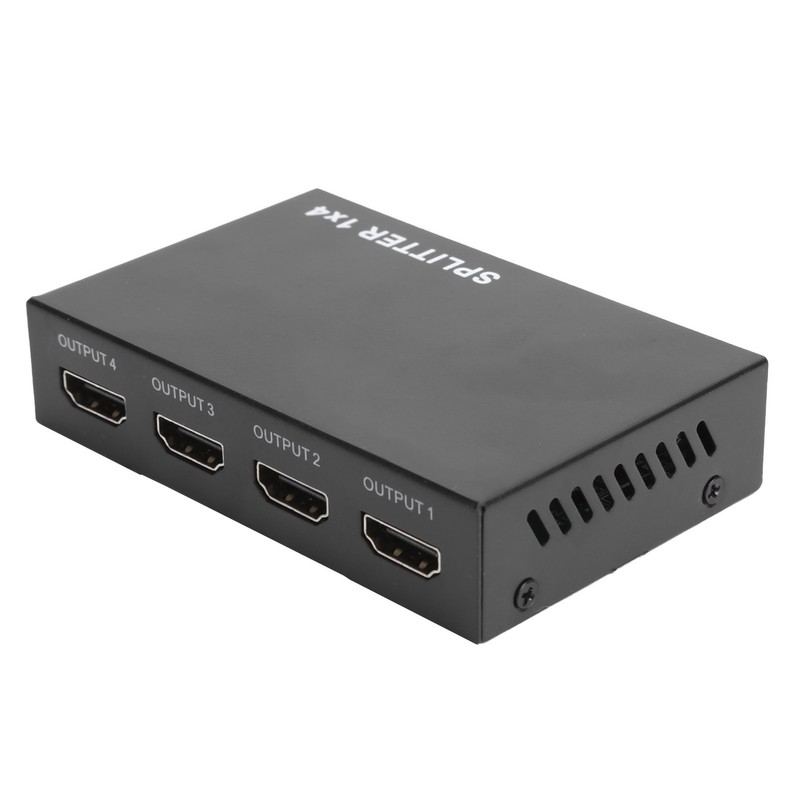 High Definition Multimedia Interface Splitter 3D 1080P 1‑in‑4‑out Amplifier