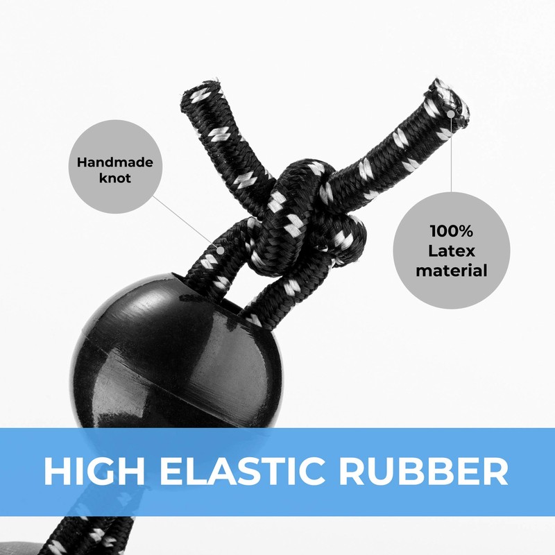 Cartman 90 Pack 11 Inch Ball Bungee Cords Canopy Ties