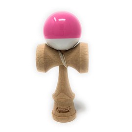 Kendama MyCircus JUGGLE 4FUN (Includes Replacement Lace/Bag) for Kids (Pink White)