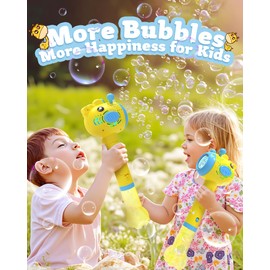 PHNIXGAM Kinder Seifenblasenmaschine für Kinder, Kinder Hand-Blase Maschine, tragbare Geburtstag Festivals Spielzeug Geschenke, für Kleinkinder Alter 3-Fach Jungen Mädchen