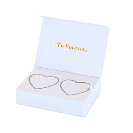 FabuLove Permanent Bracelet Kit – DIY Bracelet Making Kit For Couples, Friendship Bracelets – Gift for Anniversary, Valentine’s Day & Date Night Activity - His and Her Bracelets