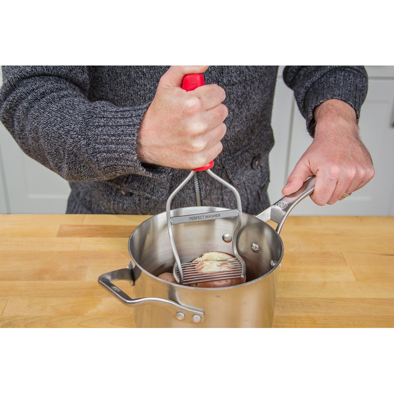 Kitchen Innovations Diamond Series Masher - World's Best Handheld Masher