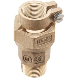 Standard Plumbing Supply 313-204NL LEGEND VALVE AND FITTING T-4300 No Lead Copper Tube Size Pack Joint with Male Iron Pipe Water Service Coupling Socket, 3/4"