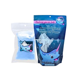 The Original Bag Poo, Narwhal Poop (Blue Cotton Candy) for Novelty Poop Gag Gifts