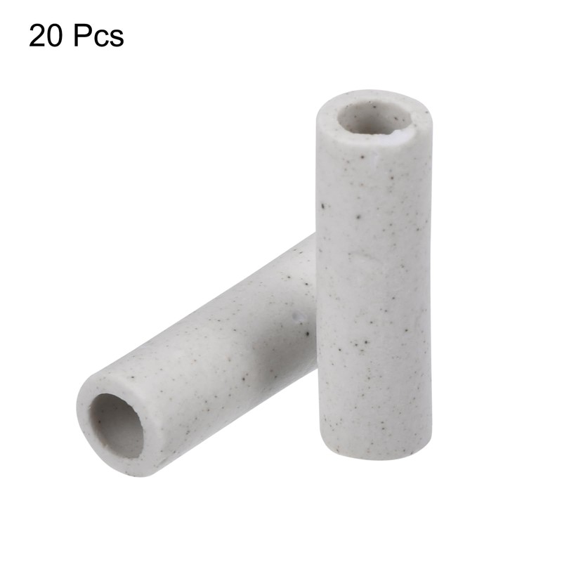 QUARKZMAN Ceramic Tube Insulated Electronic Wire Bundle Protection Thermal Insulation