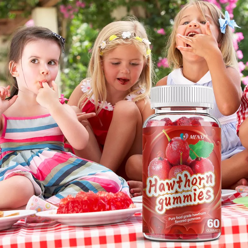 MENXI Hawthorn Gummies - Cardiovascular Health, Digestive & Antioxidant for