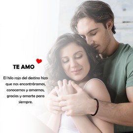 MANVEN Partner Bracelets Couple Bracelet Couples Gifts Matching E, No gemstone