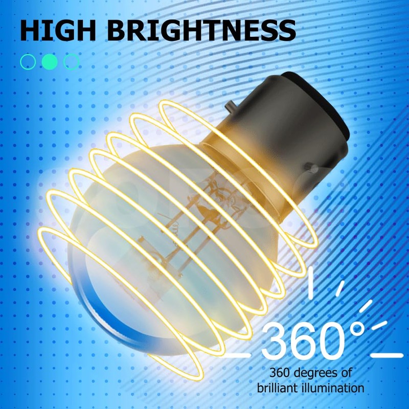 SOFOC -BA21D Motorcycle Halogen Headlight G40 Lamp Low Beam Design