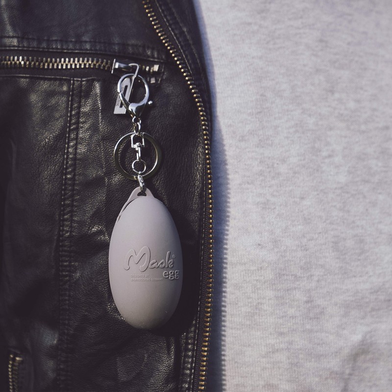 MaskEgg With storage egg and key ring, MaskEgg puts an