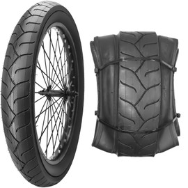 SIMEIQI 20 x 3.0 inch Fat Bike Tires or with 32mm Schrader Valve Bike Tubes Compatible with Urban Street Mountain Beach Bicycle Tire (2 Tires 2 Tubes)