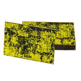 SGM Gold Exclusive Car Sound Deadening Mat 80 mil (2mm) 18 sqft (1.67 sqm), Automotive Sound Deadener, Self Adhesive Butyl Car Sound Deadening Material, Audio Noise Insulation and Dampening Sheets