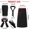 JcHrmers 5 Pcs Hibachi Chef Costume Accessories Japanese Teppanyaki Tall