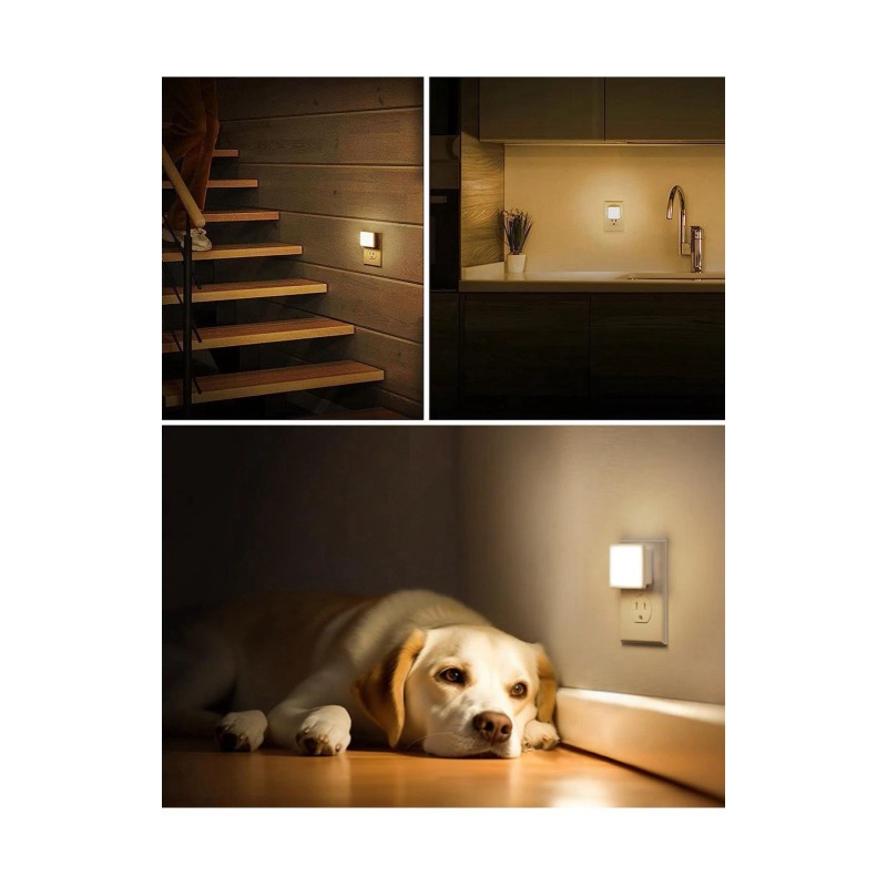 L LOHAS LED Night Lights Plug into Wall 2-Pack, 0.3W