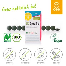Spirulina 500 mg Organic Land Tablets Pack of 550