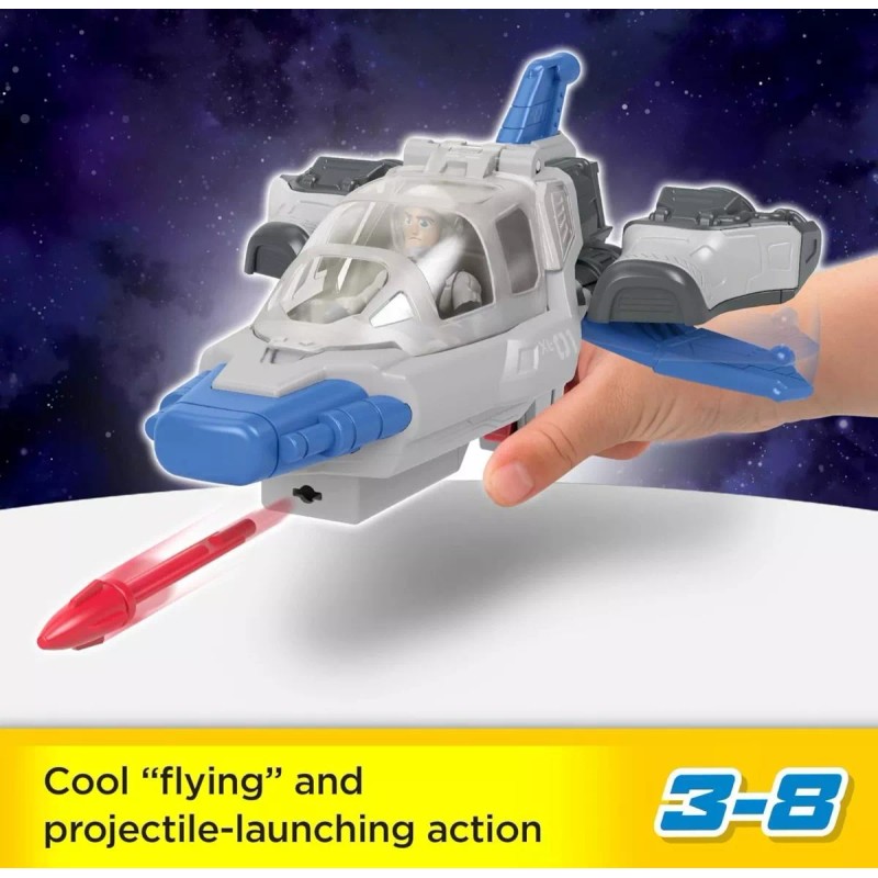Imaginext Nave Espacial 22 Cm + Figura De Buzz Lightyear