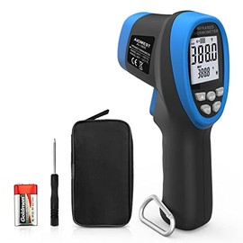Digital Infrared Thermometer ANNMETER AN-1800,Handheld High Temperature Pyrometer Gun Non Contact Measuring -58~3,272℉,50:1 IR Laser Gauge for HVAC Kiln Cooking (NOT for Human Temp)
