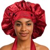 Discover premium double layer silk satin sleeping bonnets designed for