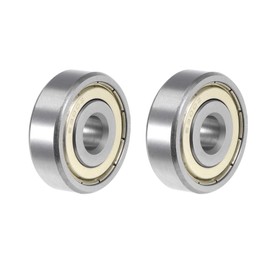 sourcing map 6300ZZ Deep Groove Ball Bearing 10x35x11mm Double Shielded ABEC-3 Bearings 2-Pack