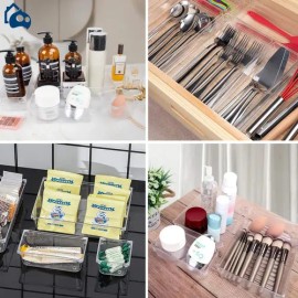Organizador De Cajones Joyas Maquillaje 16 Pzas De Plástico                                                                                           