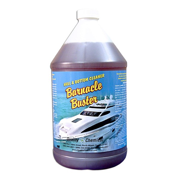 Quality Chemical Barnacle Buster Hull Cleaner for Boats - On/Off Boat Hull Cleaner - Boat Bottom - Star Cleaning Performance - 128 oz (Pack of 1)