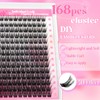 FADLASH Cluster Lashes Fluffy 10-18mm Lash Clusters Volume Lash Extension