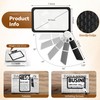Magnifying Glass for Reading: 5X10X Rechargeable Large Light Book Magnifier