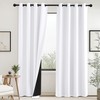 PONY DANCE 100% Blackout Curtains - Double-Layer Light Blocking, Thermal