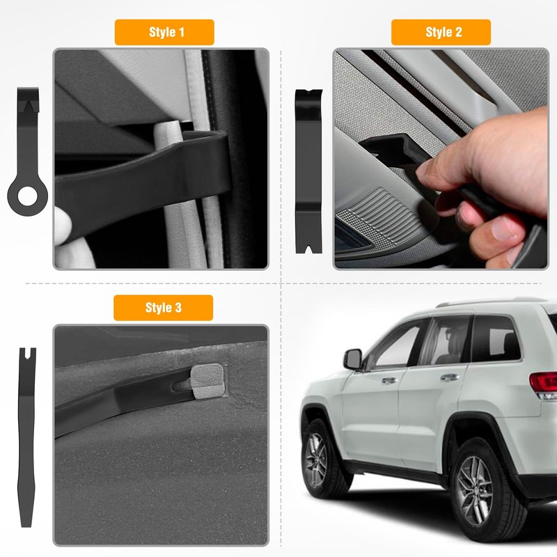GOOACC 8PCS Auto Trim Scratch Removal Tool