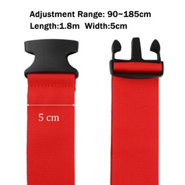 6 Pieces Luggage Strap, Suitcase Straps, Suitcase Straps, Adjustable Luggage Strap with Buckle, Safe Travel Accessories for Suitcases