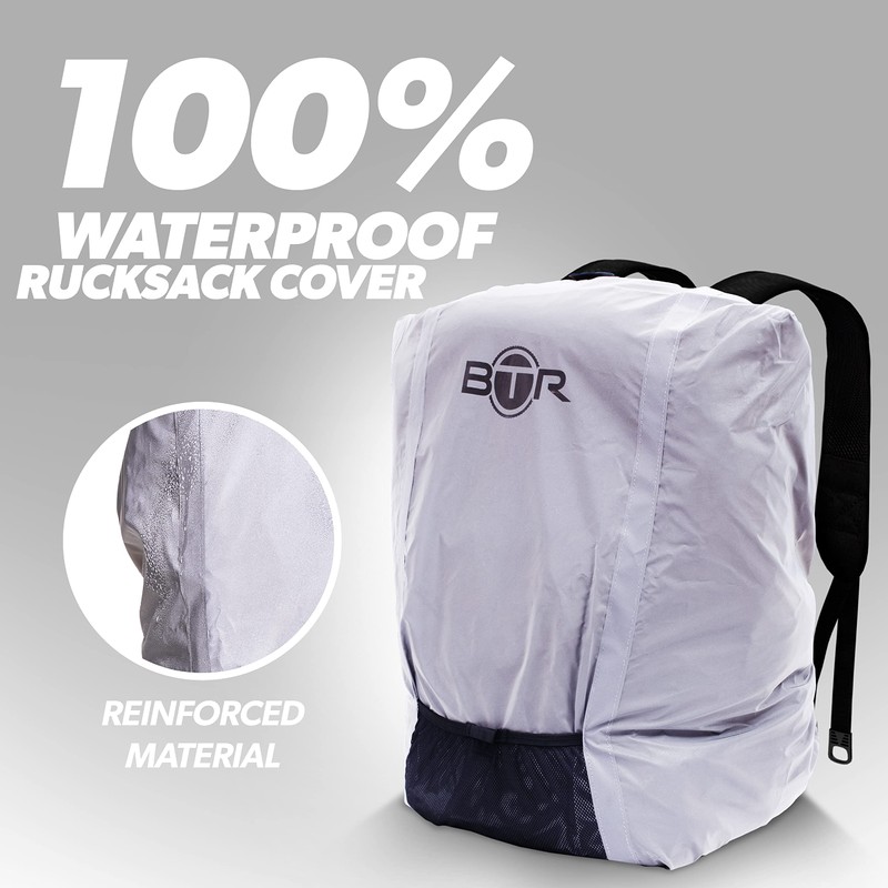 BTR Waterproof Rain Cover For Rucksack, Rain Cover For School