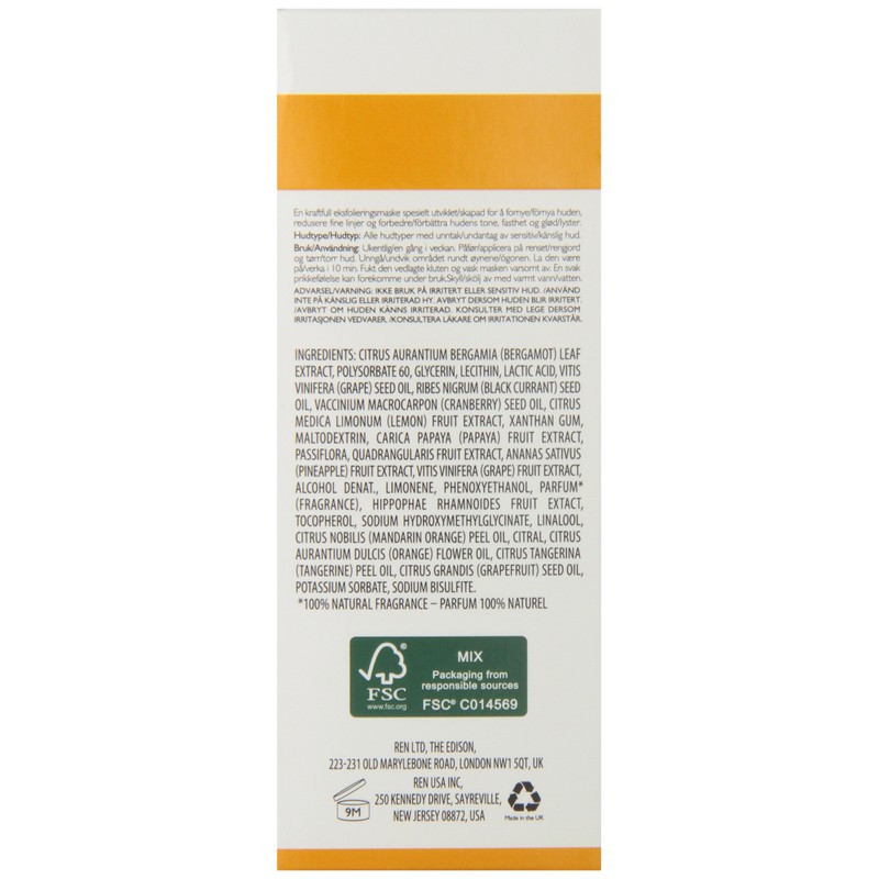 REN Glycolactic Radiance Renewal Mask - 50ml/1.7oz