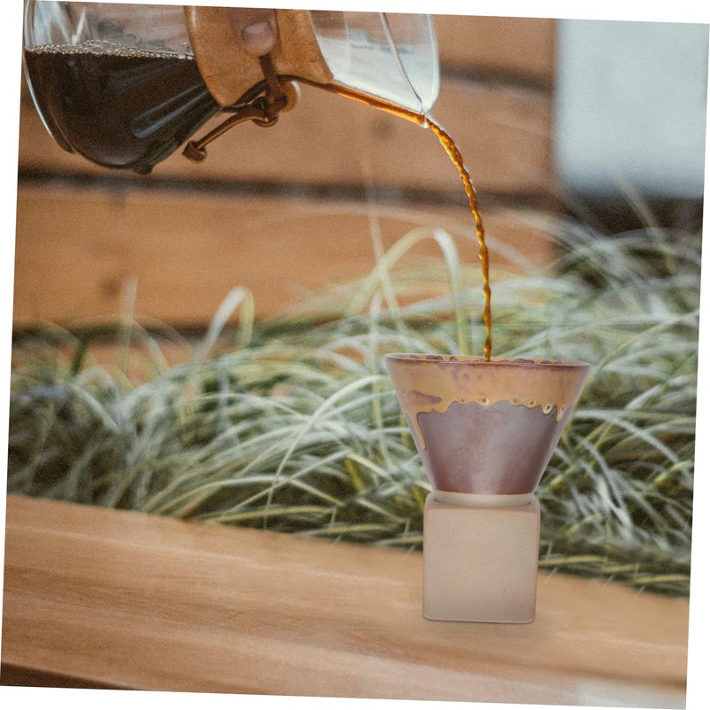 STOBAZA 1 Set Japanese Coffee Dripper Cone Elegant Coffee Filter