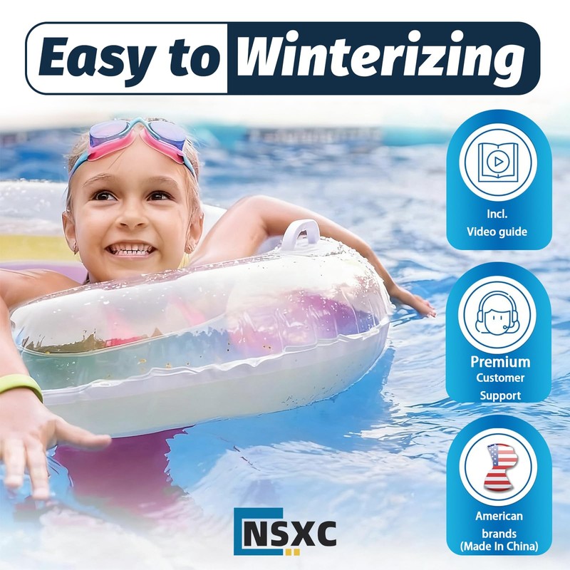 Nsxc 2Pcs Winter Plug Set for Intex and Bestway Pools