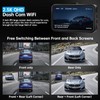 Dash Cam Front and Rear, Dashcam WiFi/APP Control Car Camera