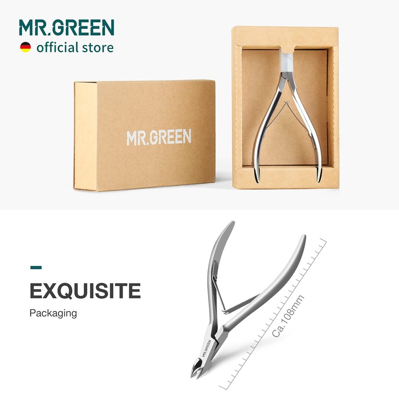 MR.GREEN Cuticle Nippers Nail Manicure Scissors Cuticle Clippers Trimmer Dead
