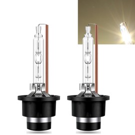 WINETIS D2S Xenon Headlight HID Bulbs, 4300K Warm White HID Replacement Bulb, Super Bright 12V 35W 85122 66240 66040, High Low Beam, Pack of 2