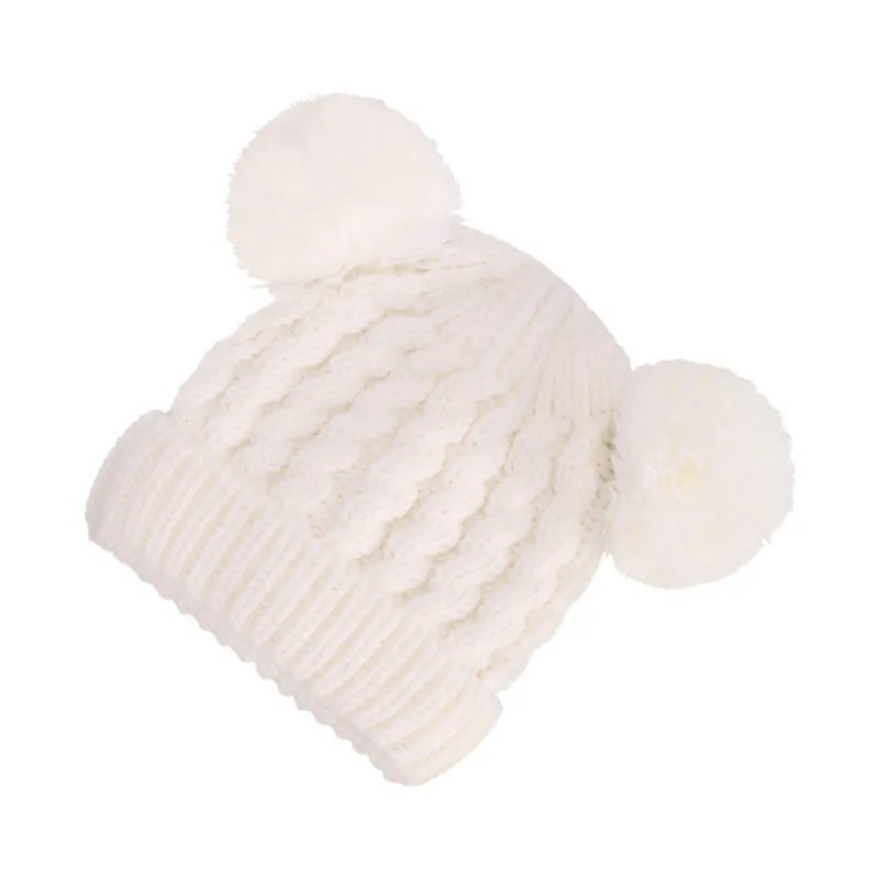 Gorro De Invierno Para Bebé Con Pompón, Gorro De Punto